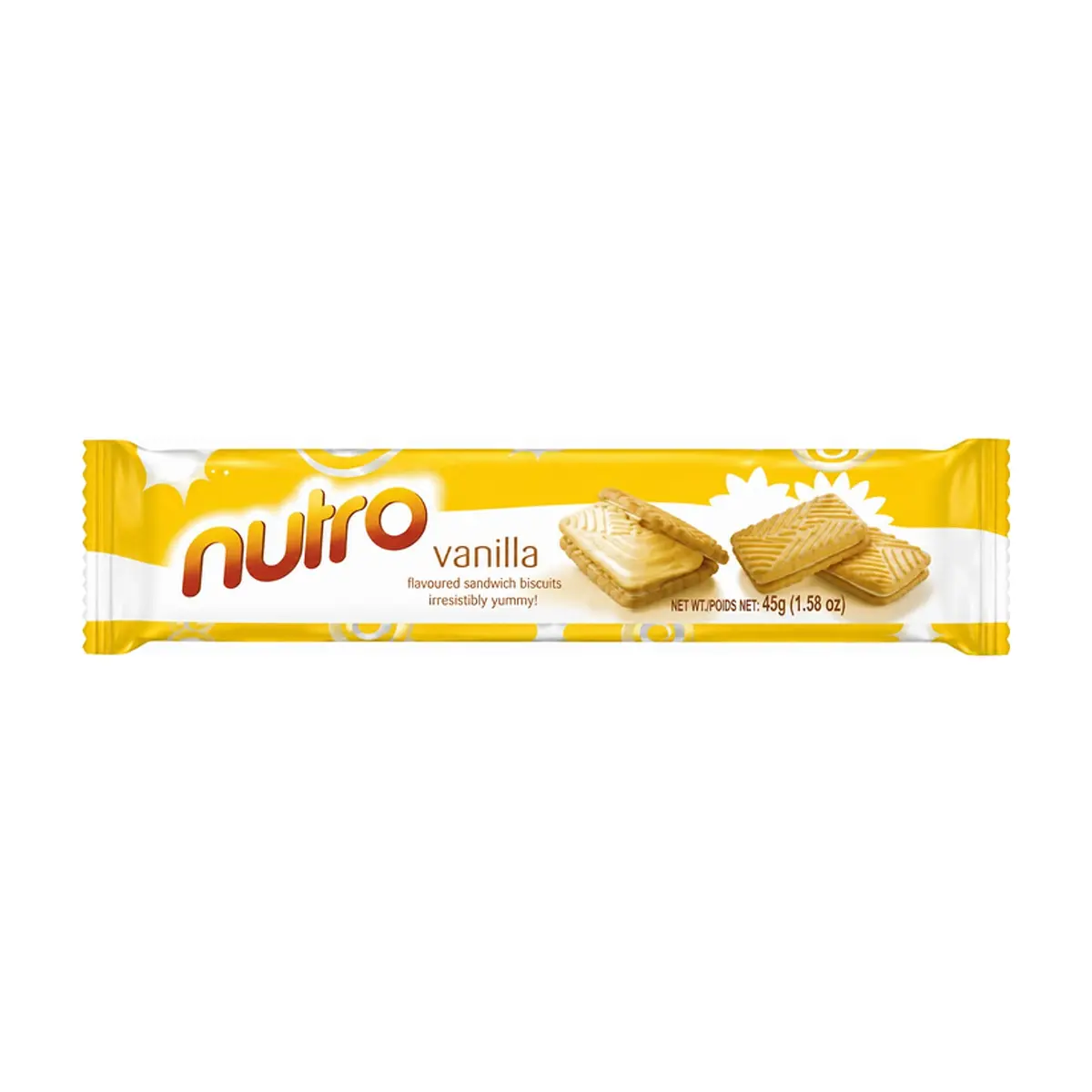 Galletas sándwich con crema sabor vainilla Nutro (45 g / 1.58 oz)