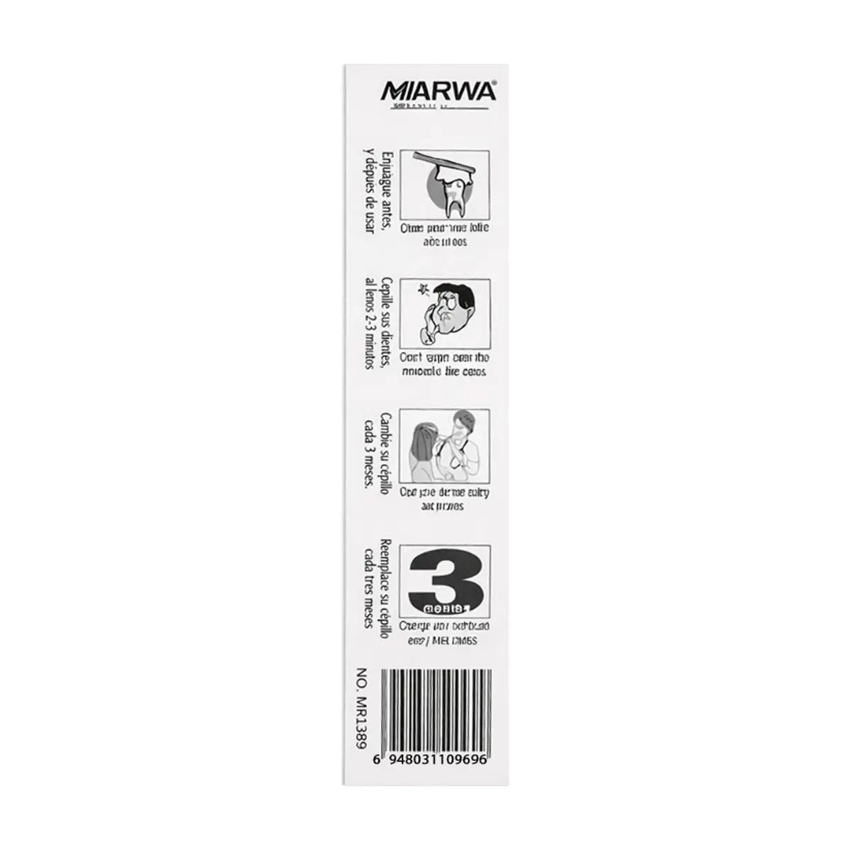Cepillo de dientes amarillo Marwa - Thumbnail 2