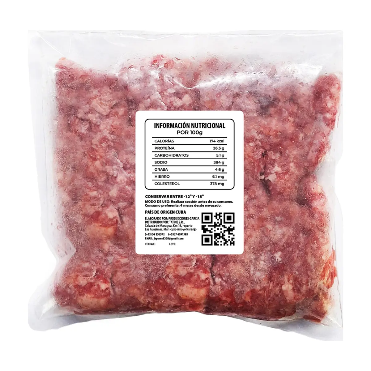 Picadillo de res de segunda LJD (4 x 1 kg / 2.2 lb) - Thumbnail 3