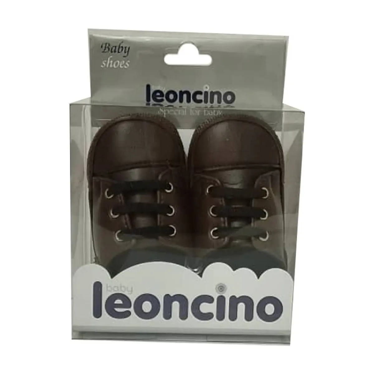 Zapatillas corte clásico color marrón oscuro para bebé Baby Leoncino -Talla 19 -