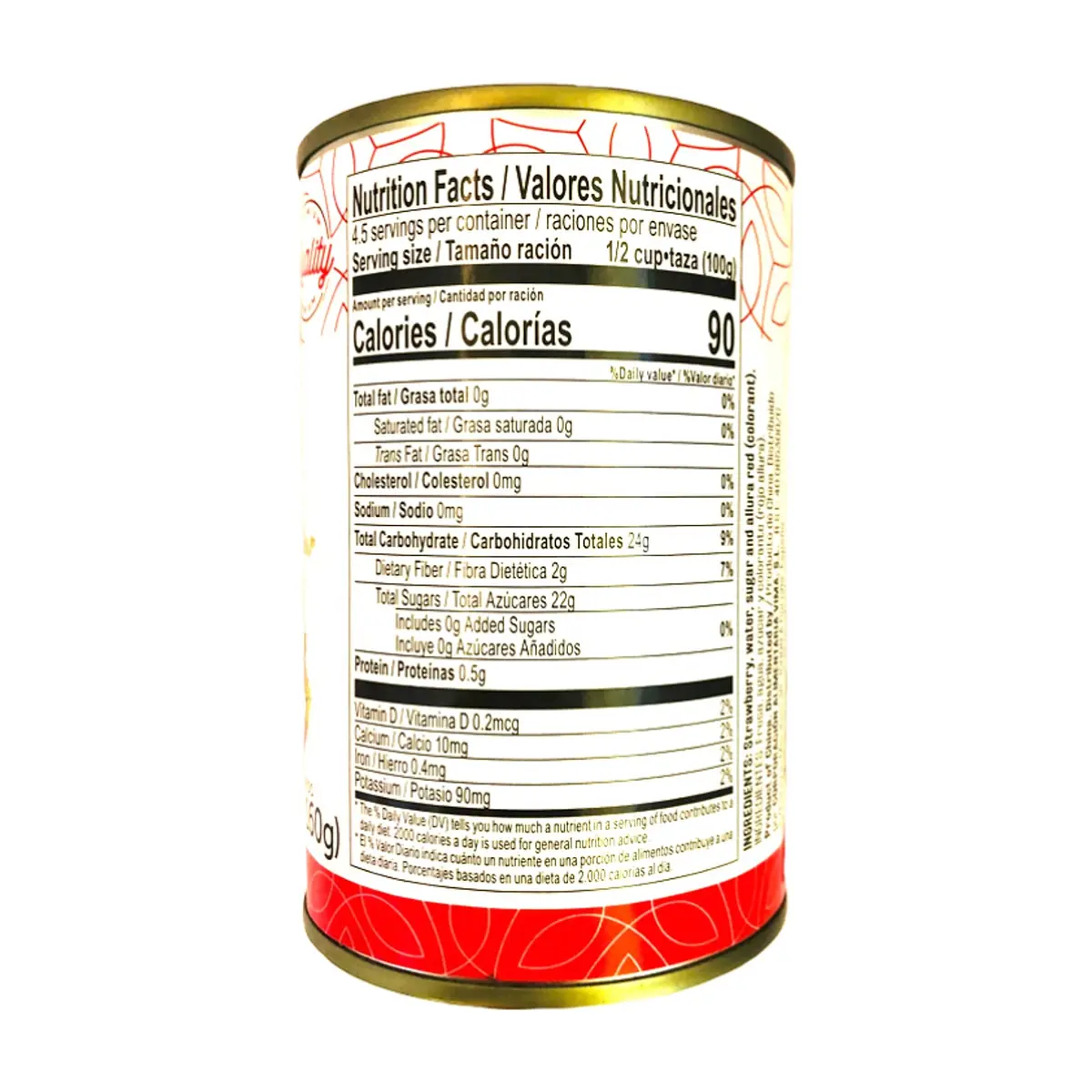 Fresas en almíbar Vima Foods (425 g / 14.99 oz) - Miniatura 2