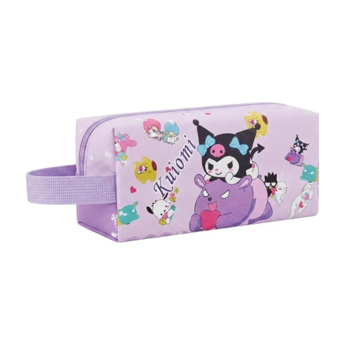 Lapicera o cartuchera rectangular con diseño de Kuromi y Sanrio Friends Gutza - Imagen 1