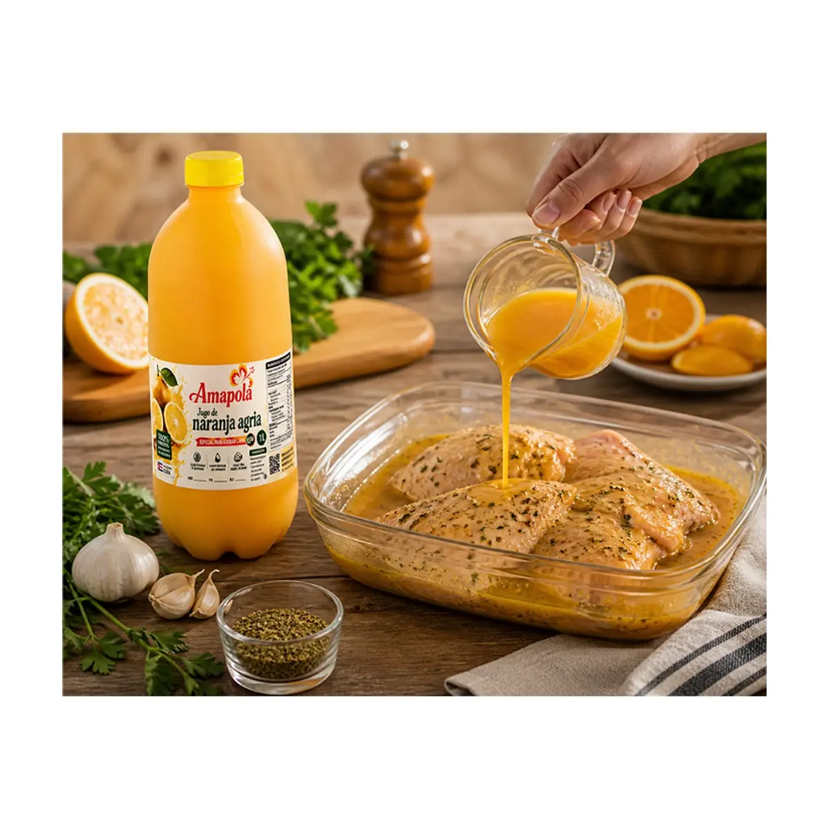 Jugo de naranja agria Amapola (1 L) - Thumbnail 5