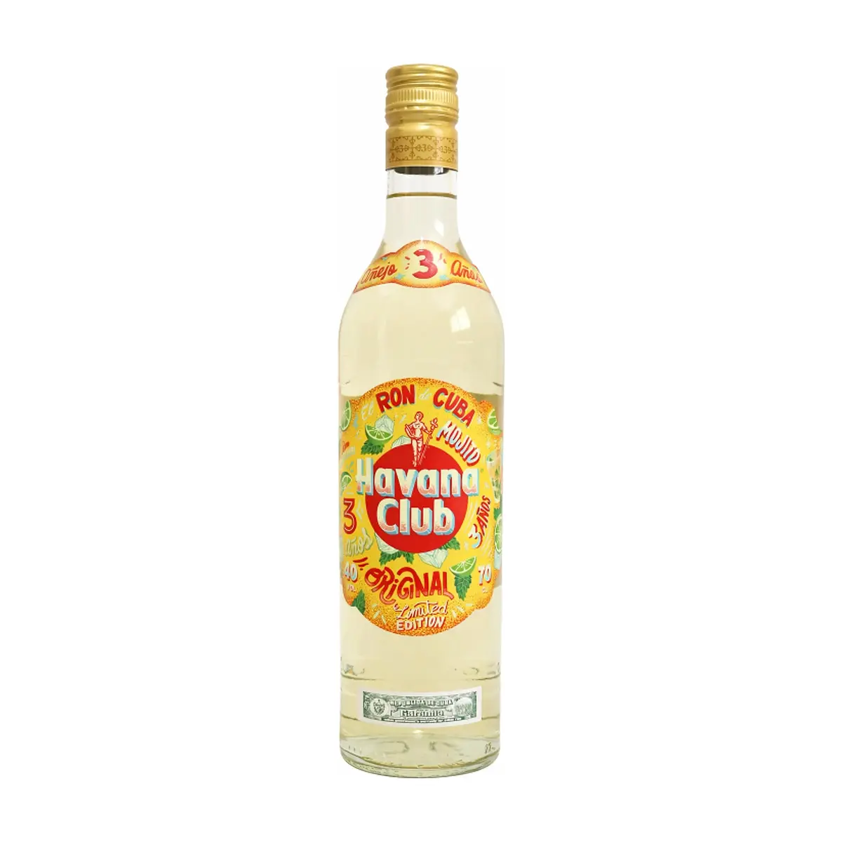Ron blanco añejo 3 años Original Edición Limitada Havana Club (700 ml)