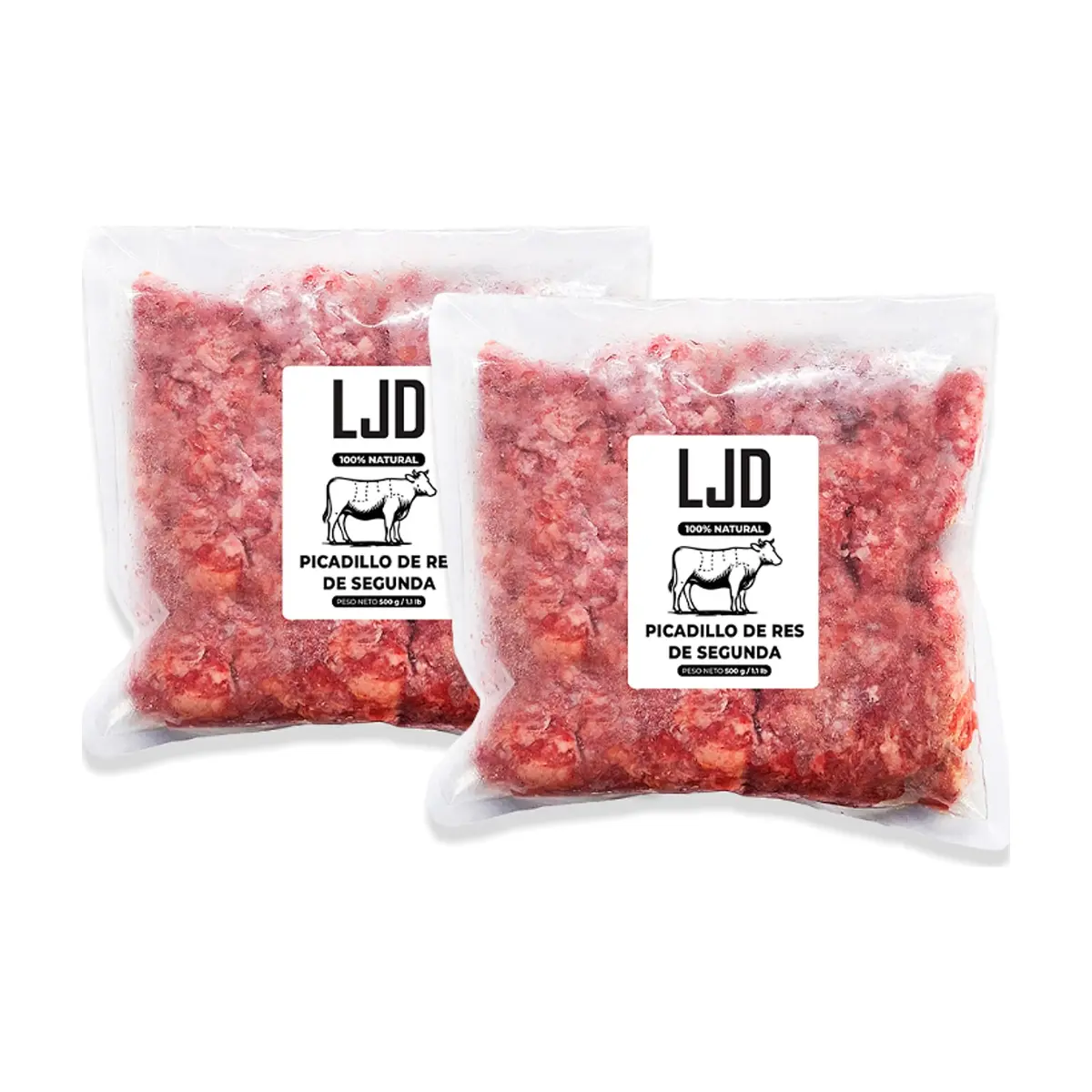 Picadillo de res de segunda LJD (2 x 500 g / 1.1 lb)
