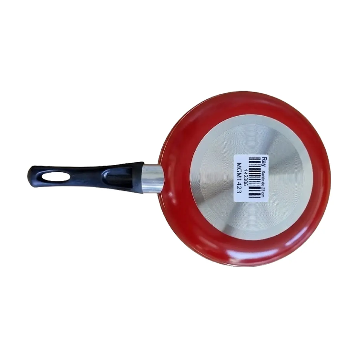 Sartén de 23 cm antiadherente esmaltado exterior rojo Ray - Thumbnail 2