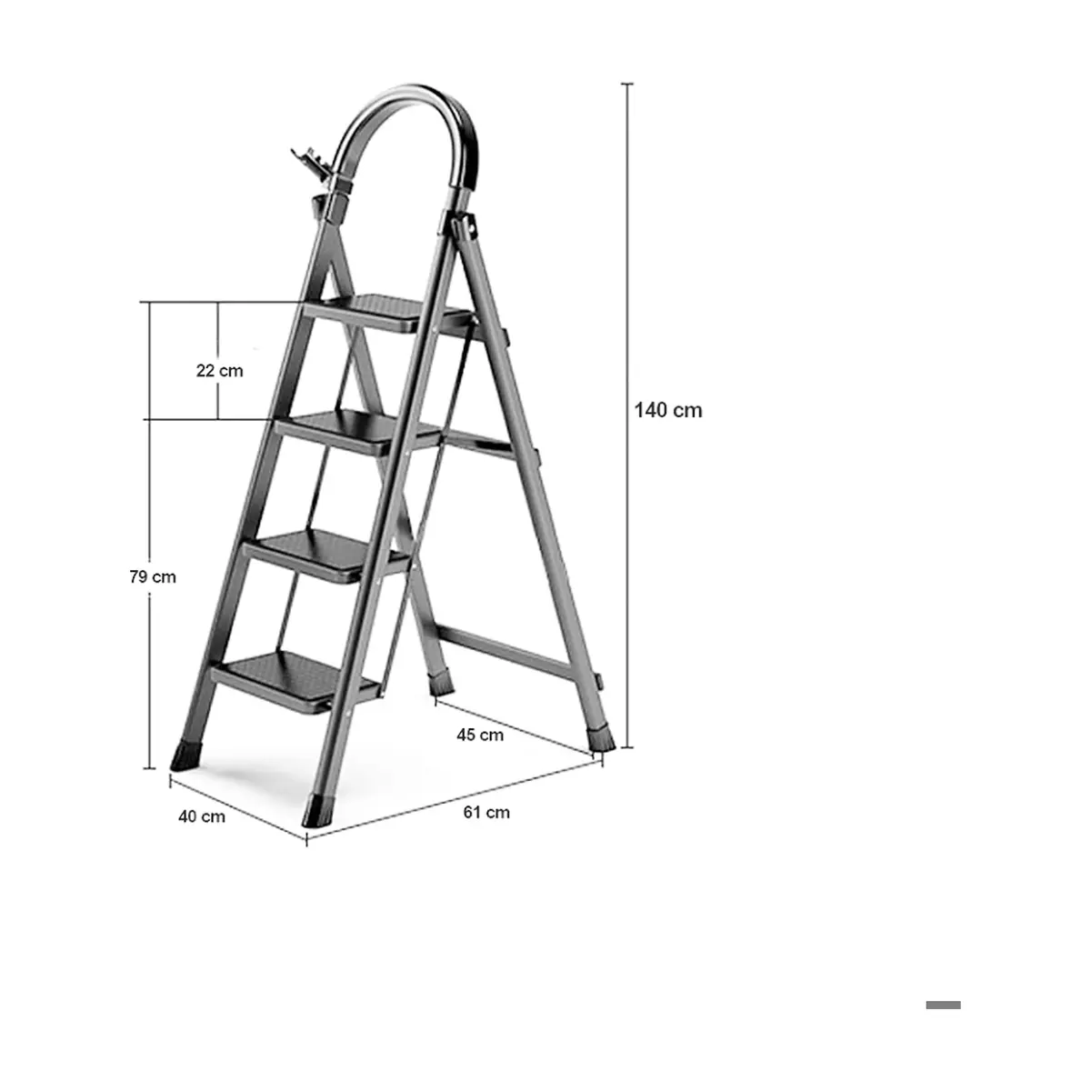 Escalera plegable de tijera multiusos Xtreme Tools - Thumbnail 2
