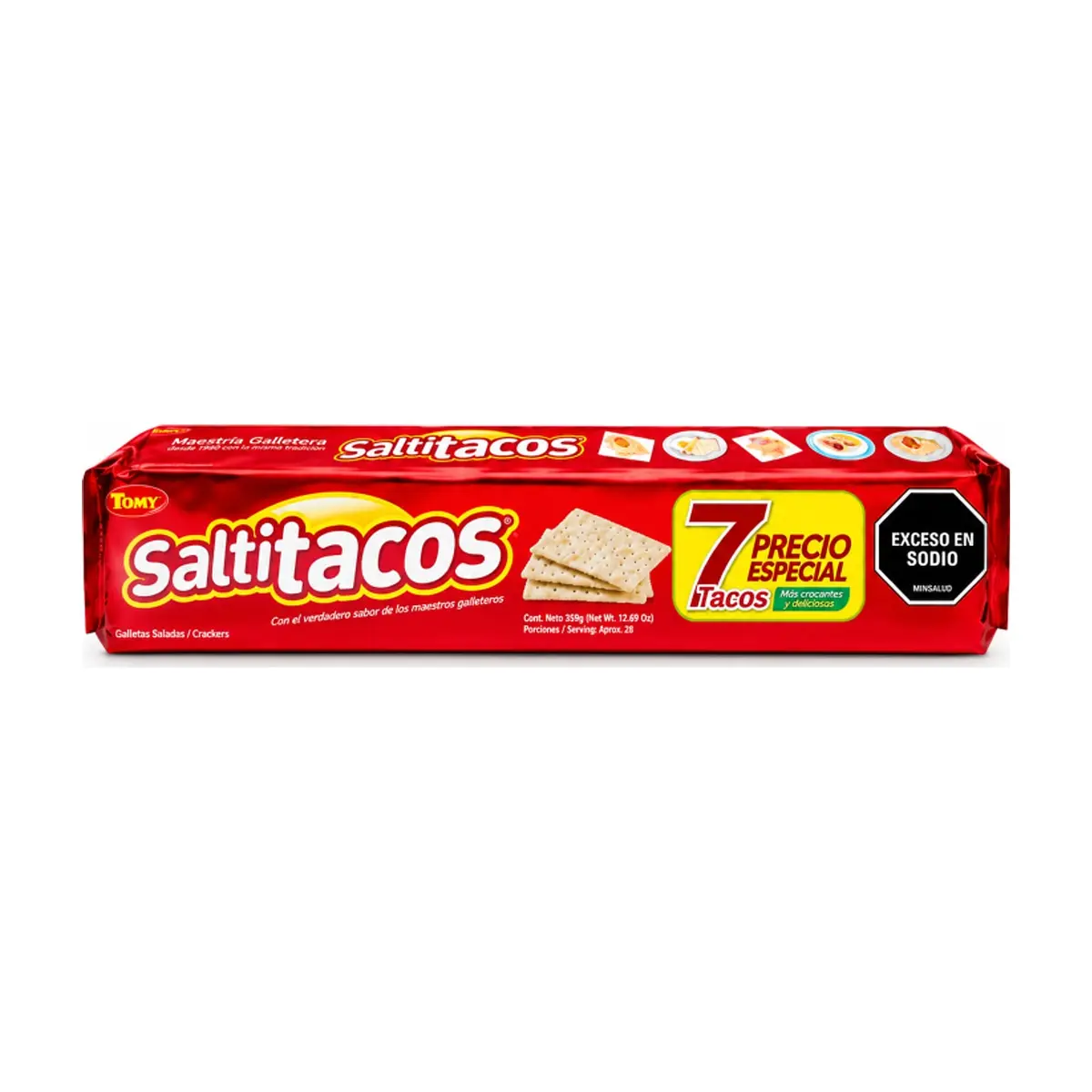 Galletas saladas Tomy Saltitacos (595 g / 1.3 lb)