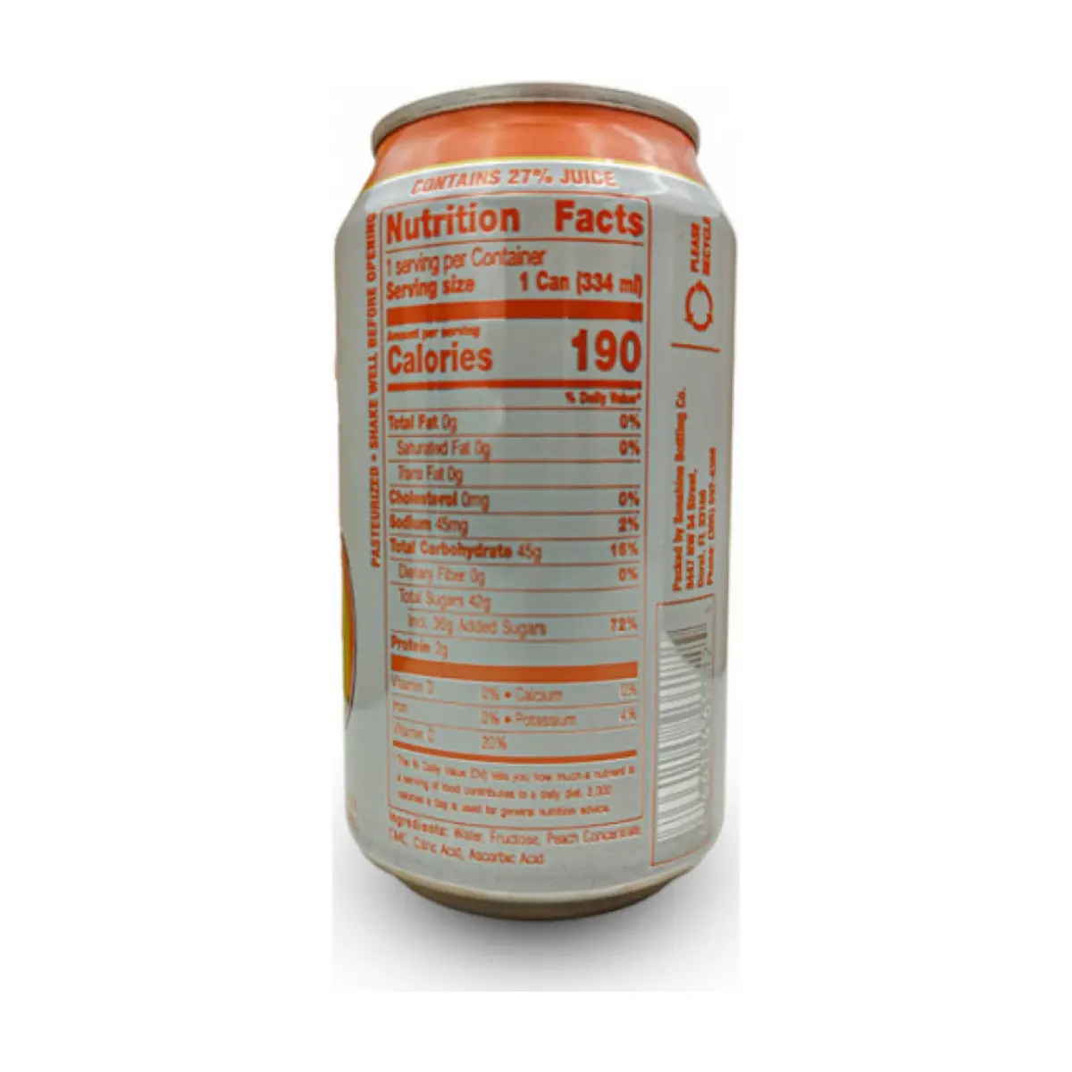 Néctar de melocotón Sunchy (24 x 334 ml / 11.3 fl oz) - Miniatura 3