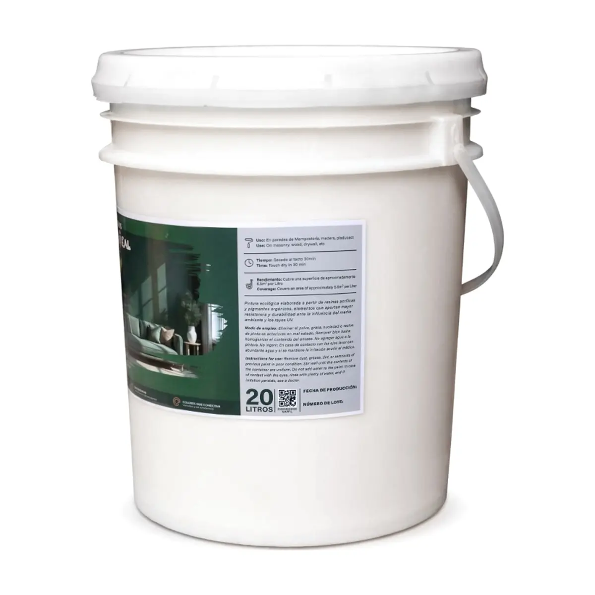 Pintura acrílica base agua marfil Enigma Real (20 L) - Miniatura 2