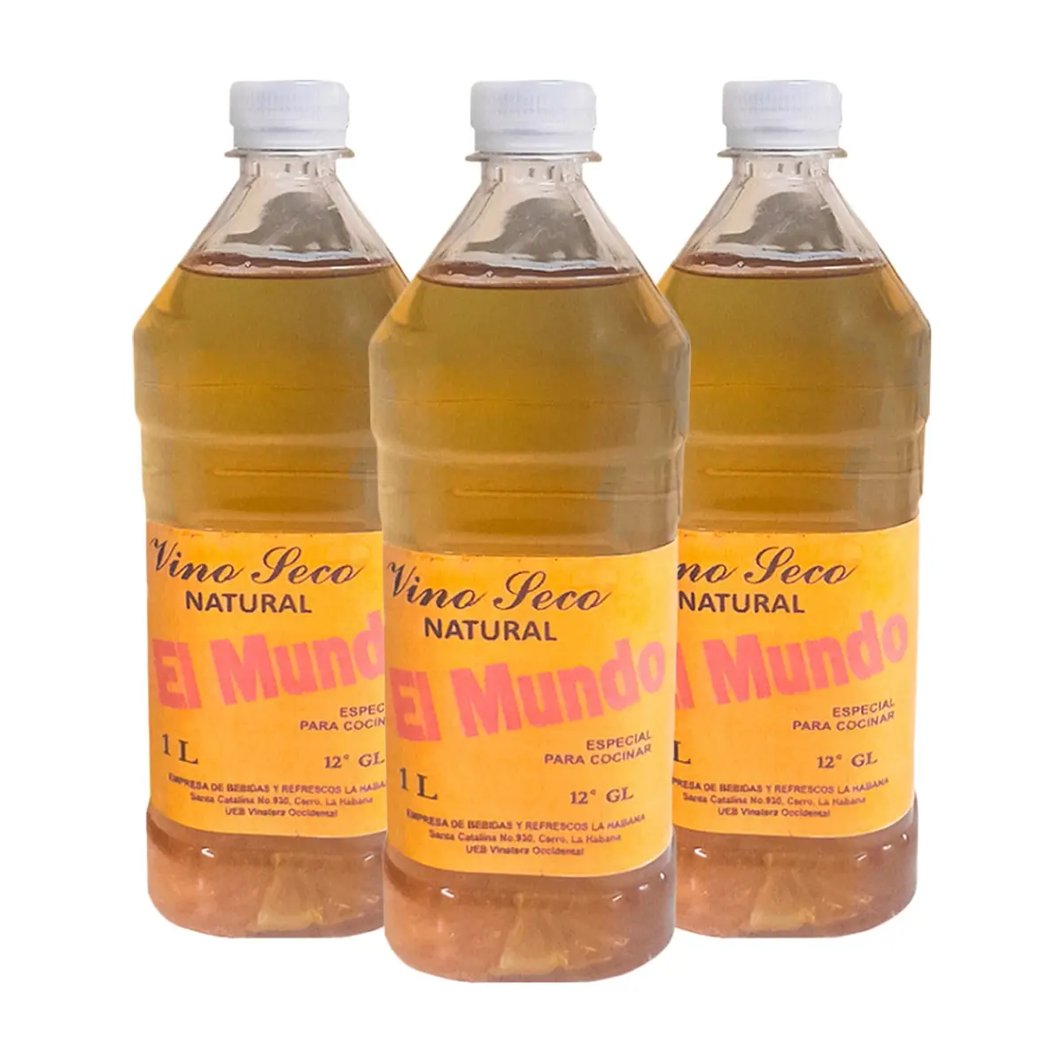 Vino seco natural El Mundo (3 x 1 L)