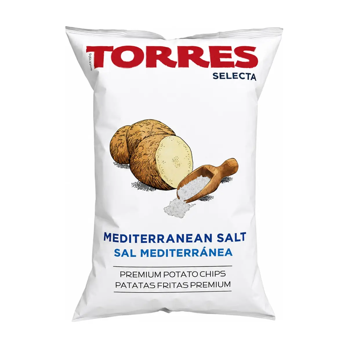 Patatas fritas premium con sal mediterránea Torres Selecta (150 g / 5.29 oz)