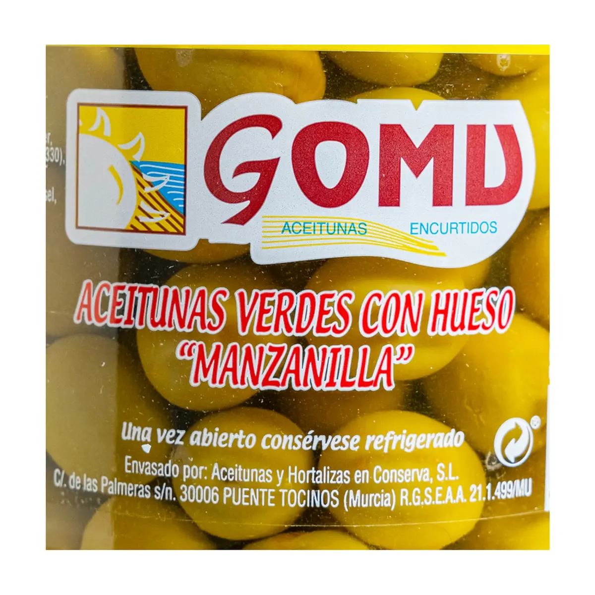 Aceitunas verdes con hueso manzanilla Gomu (800 g / 1.76 lb) - Thumbnail 4