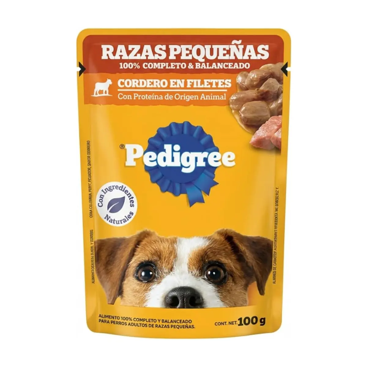 Comida para perros razas pequeñas sabor cordero en filete Pedigree (100 g / 3.5 oz) - Miniatura 6
