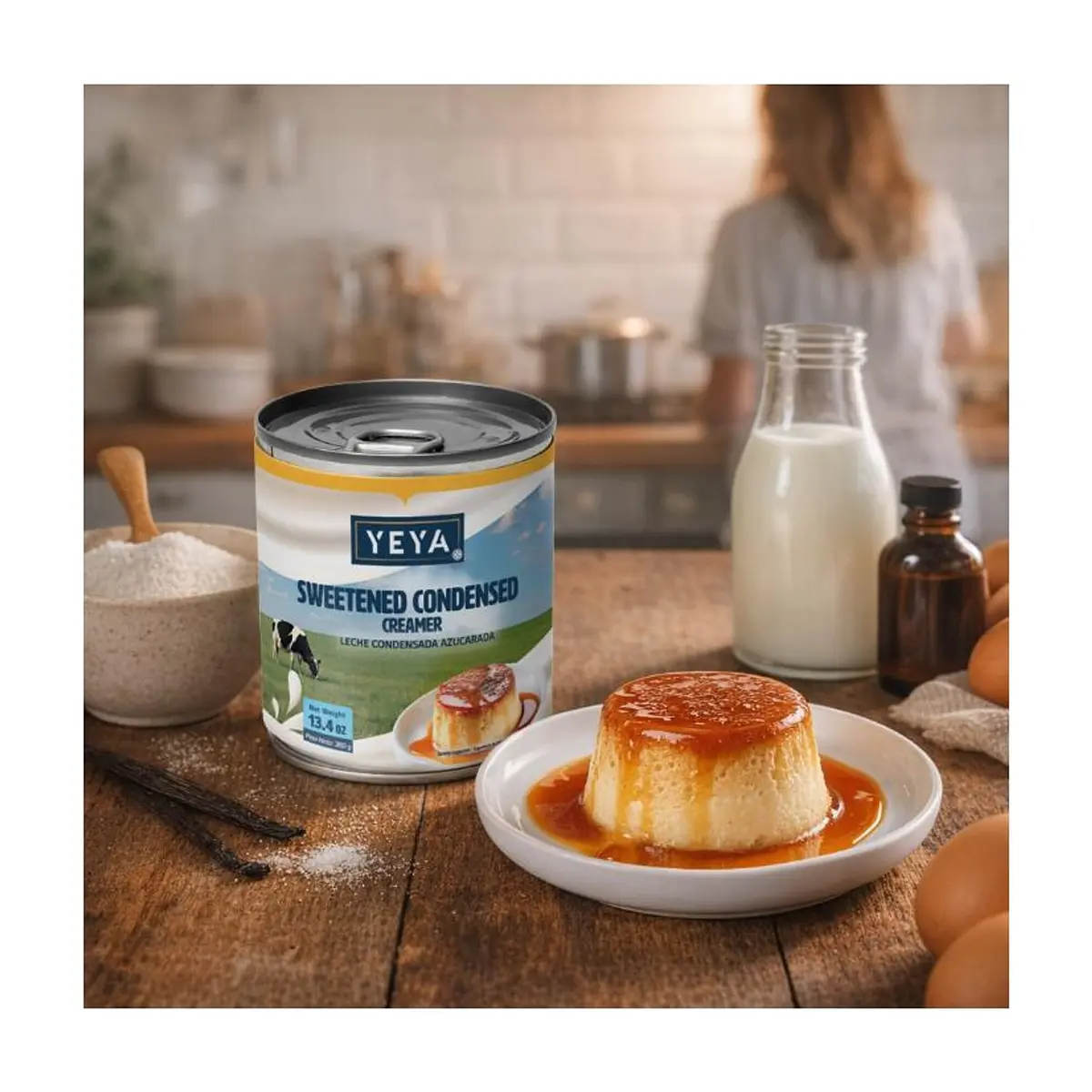 Leche condensada azucarada YEYA (380 g / 13.4 oz) - Thumbnail 5