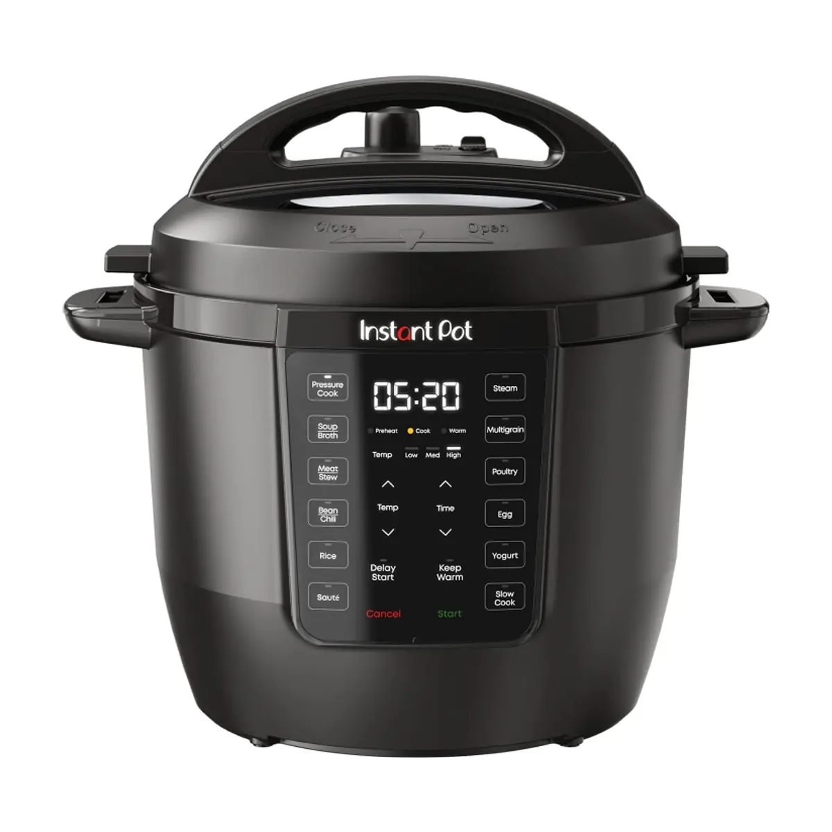 Olla multiusos 5.7 L color negro Instant Pot Rio Gourmet