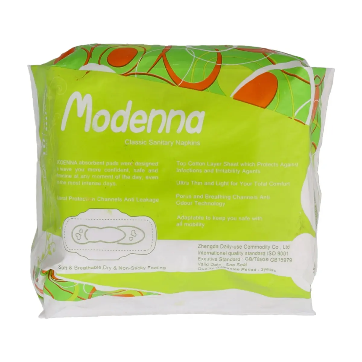 Almohadillas sanitaria súper absorbentes Modenna (10 U) - Thumbnail 2