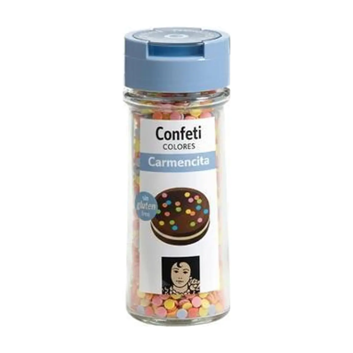 Confeti de Colores Tarro de Cristal Repostería (55g) CARMENCITA - Image 1