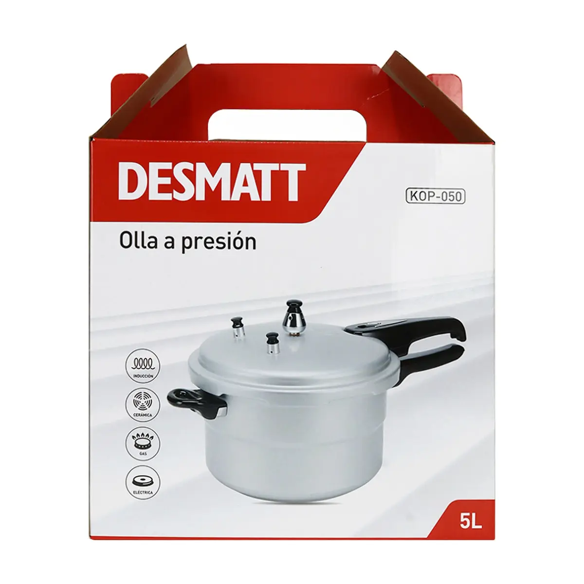 Olla de presión 5 L Desmatt KOP-050 - Thumbnail 2