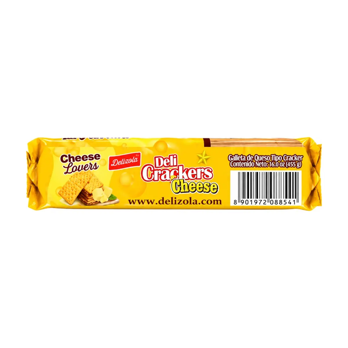 Galletas de queso tipo crackers Delizola (455 g / 1 lb) - Miniatura 3