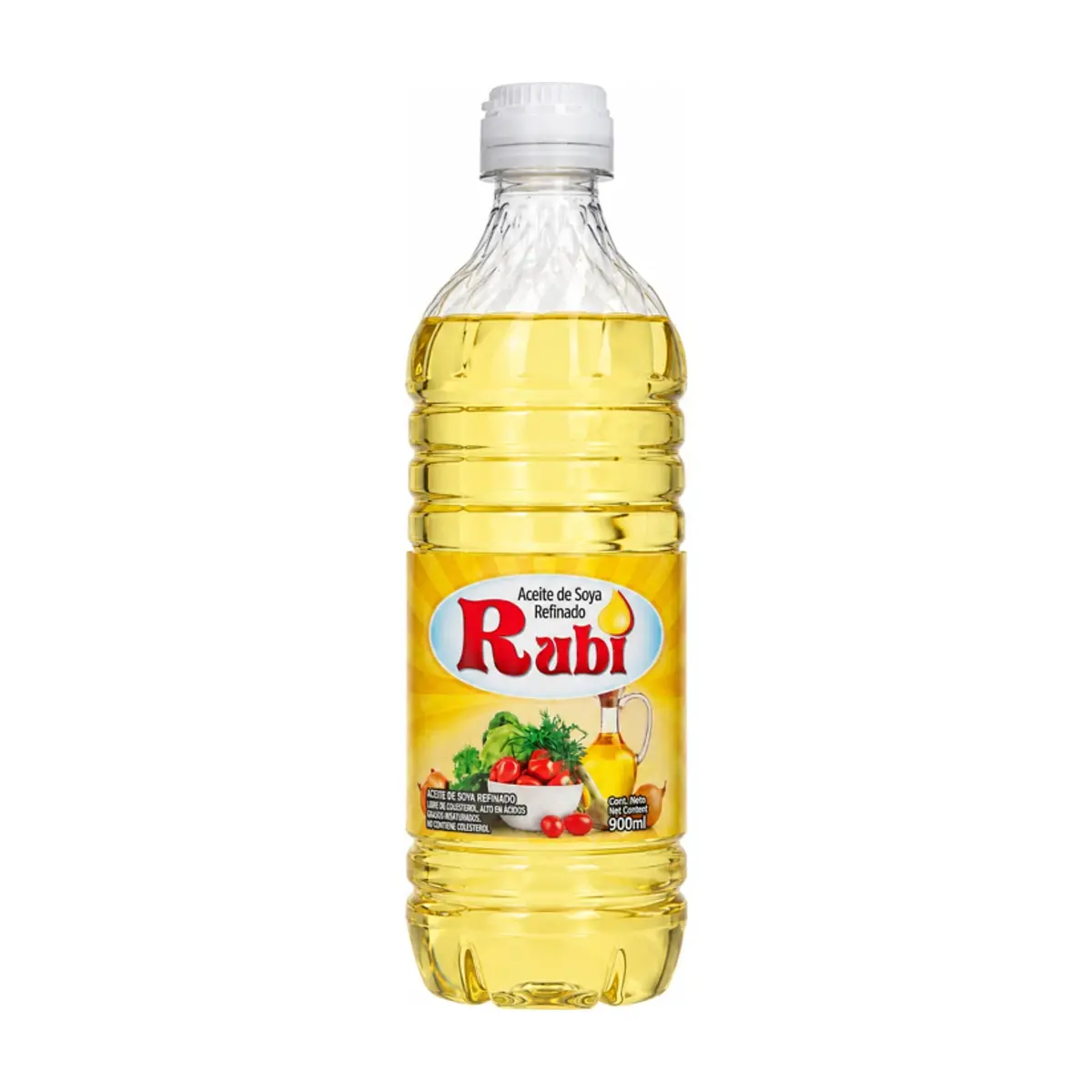 Aceite de soya refinado Rubi (900 ml)