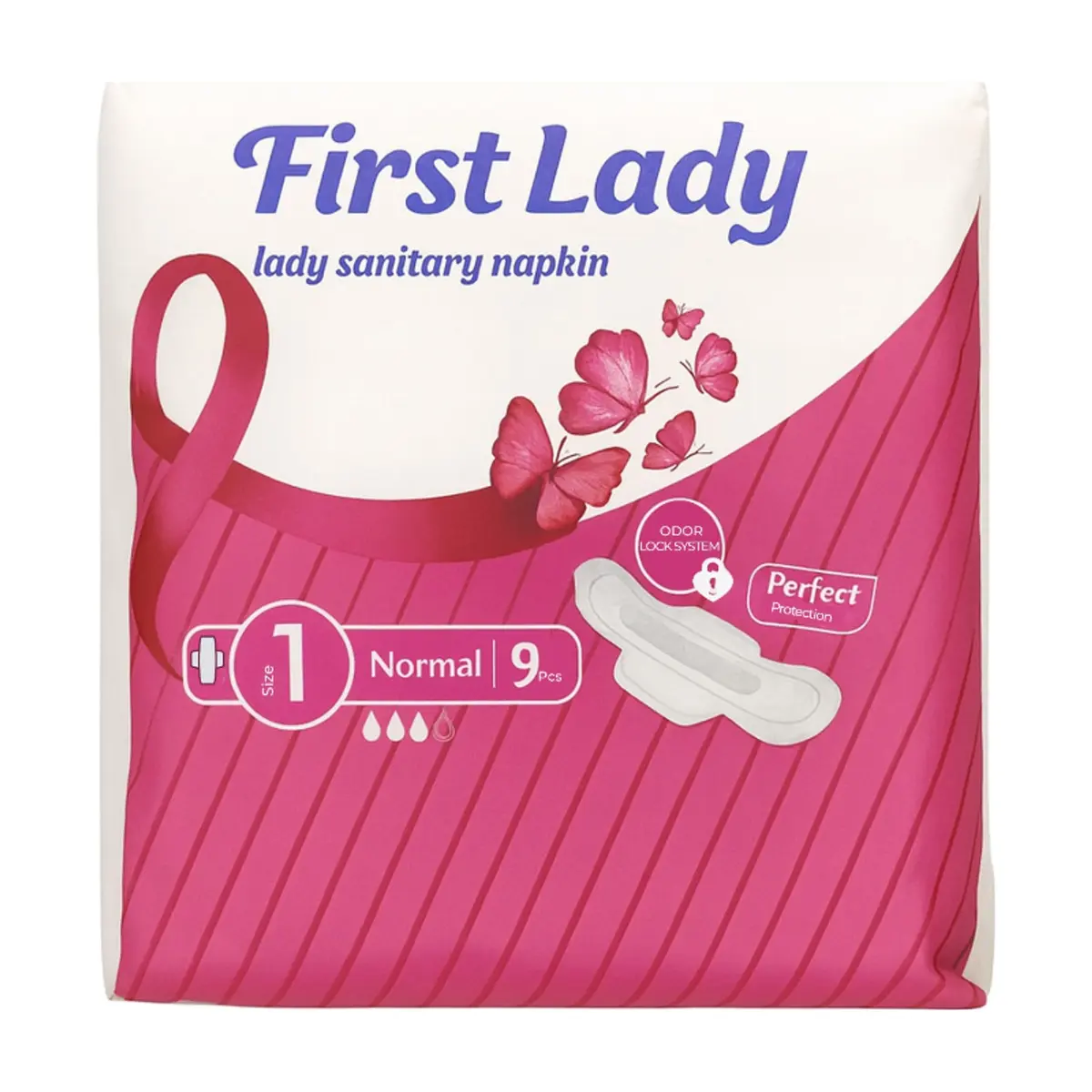 Toallas sanitarias para flujo normal First Lady (6 x 9 U) - Thumbnail 4