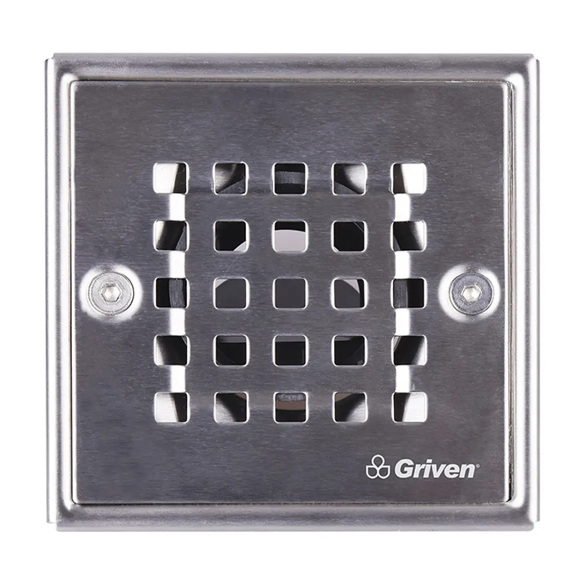 Desagüe cuadrado de acero inoxidable de 4" Griven - Thumbnail 5