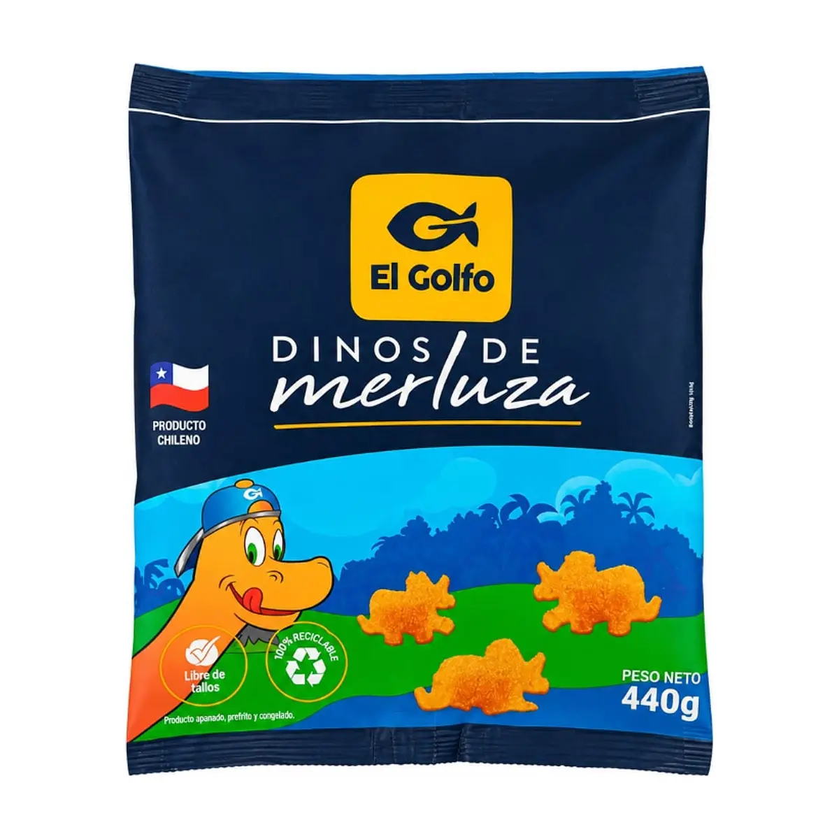 Dinos -nuggets- de merluza El Golfo (440 g / 15.5 oz) - Thumbnail 5
