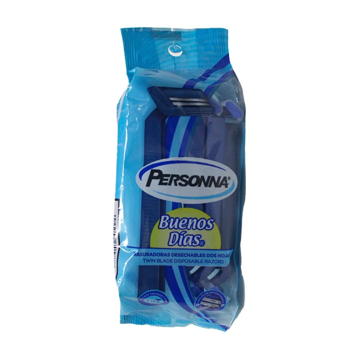 Máquina de afeitar desechable de hoja doble Personna Buenos Días (10 U) - Thumbnail 5