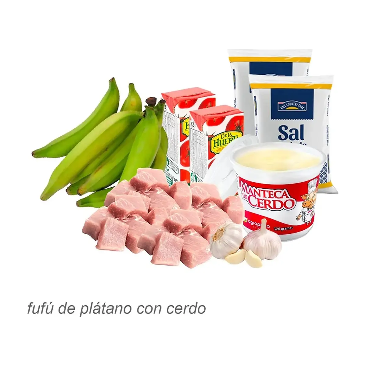 Combo de Fufu de Platano