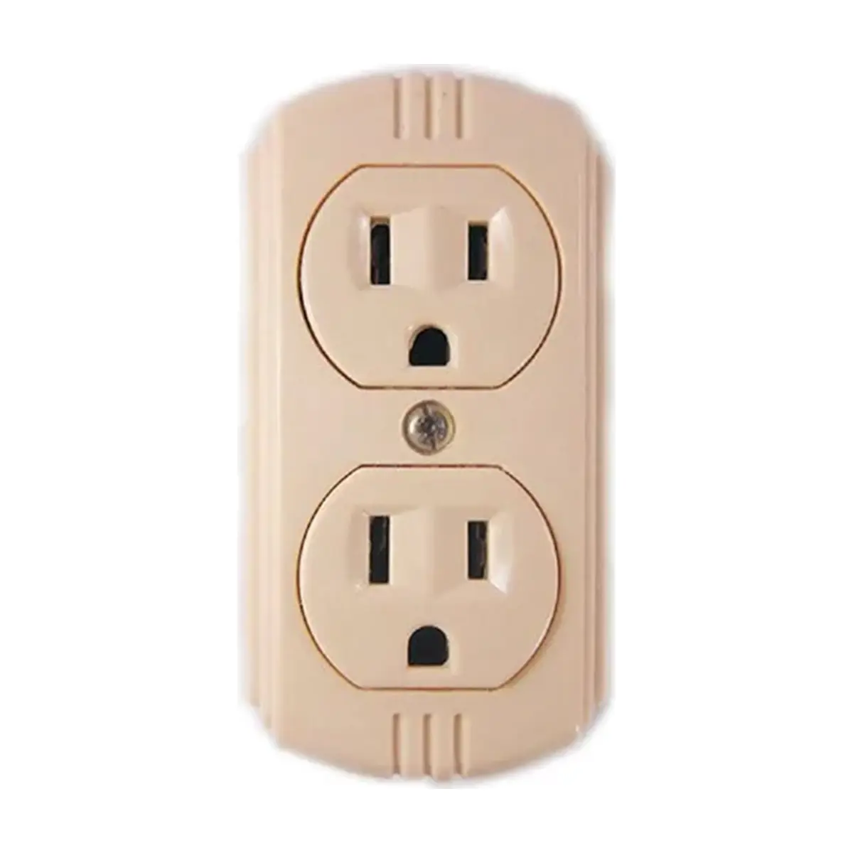 Tomacorriente doble de sobreponer - enchufe eléctrico de superficie - de 10 A / 125 V Orix