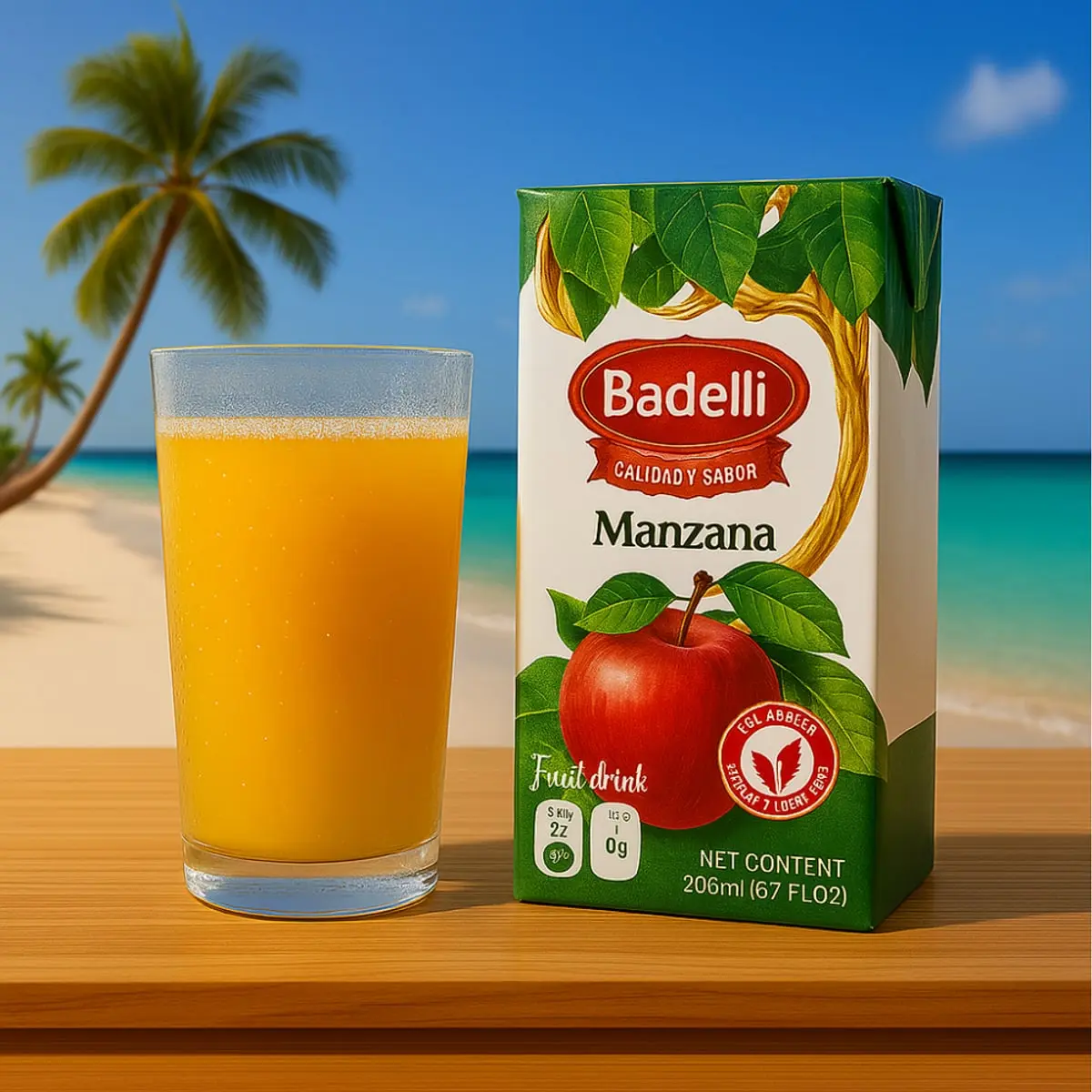 Jugo de manzana Badelli (200 ml / 6.76 oz fl) - Thumbnail 2