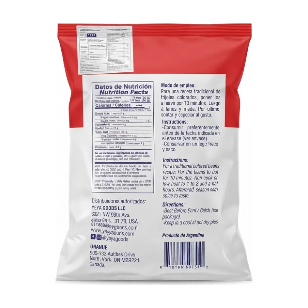 Frijoles colorados YEYA (10 kg / 22 lb) - Thumbnail 2