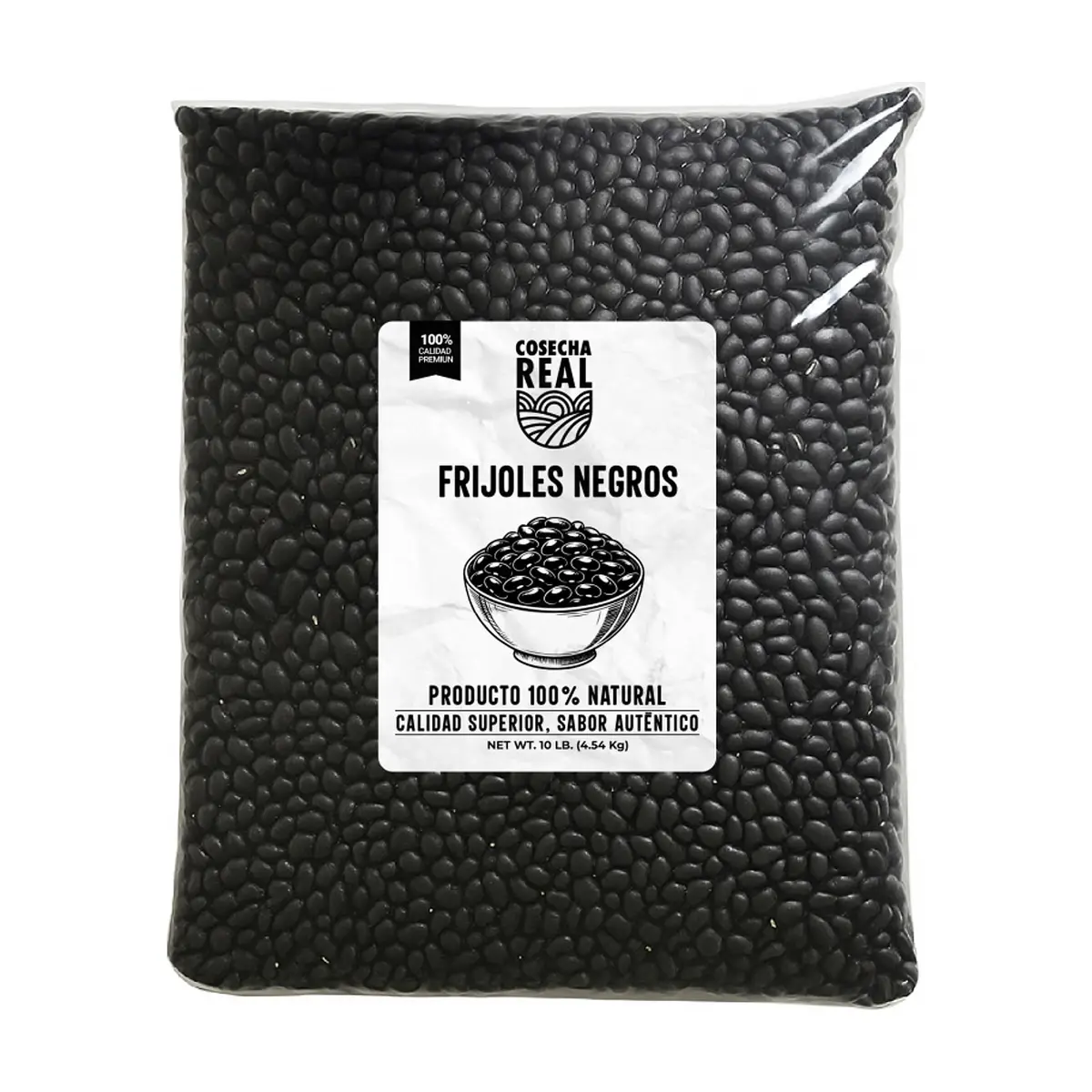 Frijoles negros Cosecha Real (4.54 kg / 10 lb)