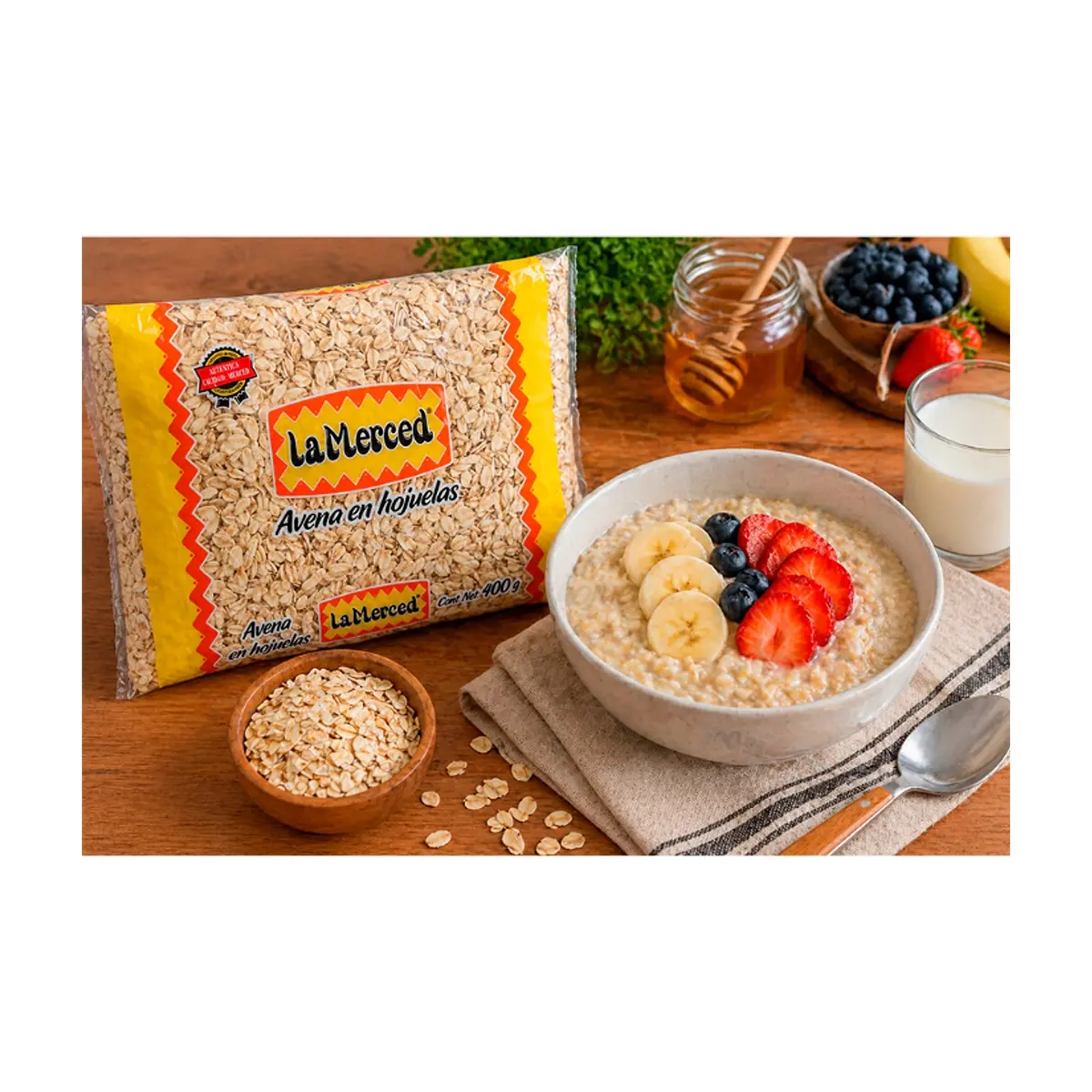 Avena en hojuela La Merced (400 g / 14.11 oz) - Thumbnail 4