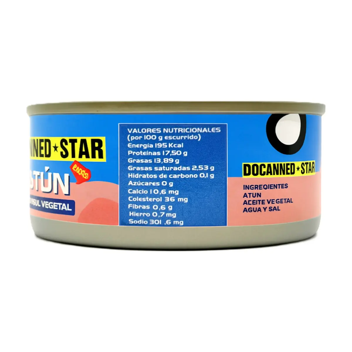 Atún en aceite vegetal Docanned Star (140 g / 4.9 oz) - Miniatura 3