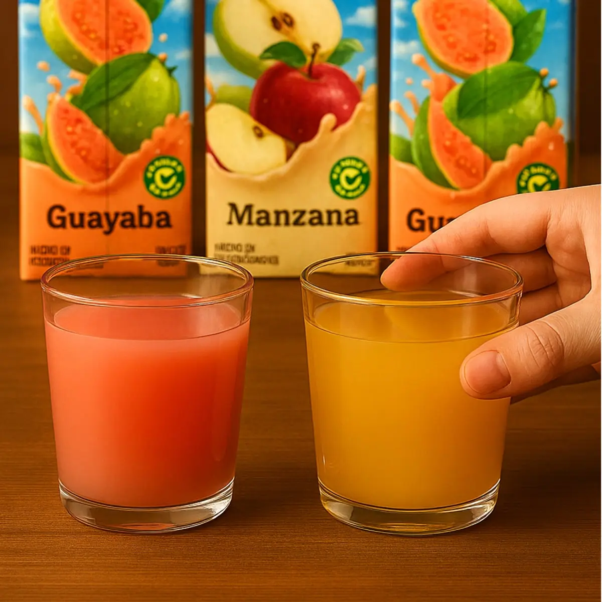 Jugos mixtos sabor manzana + guayaba Goliath - Thumbnail 4