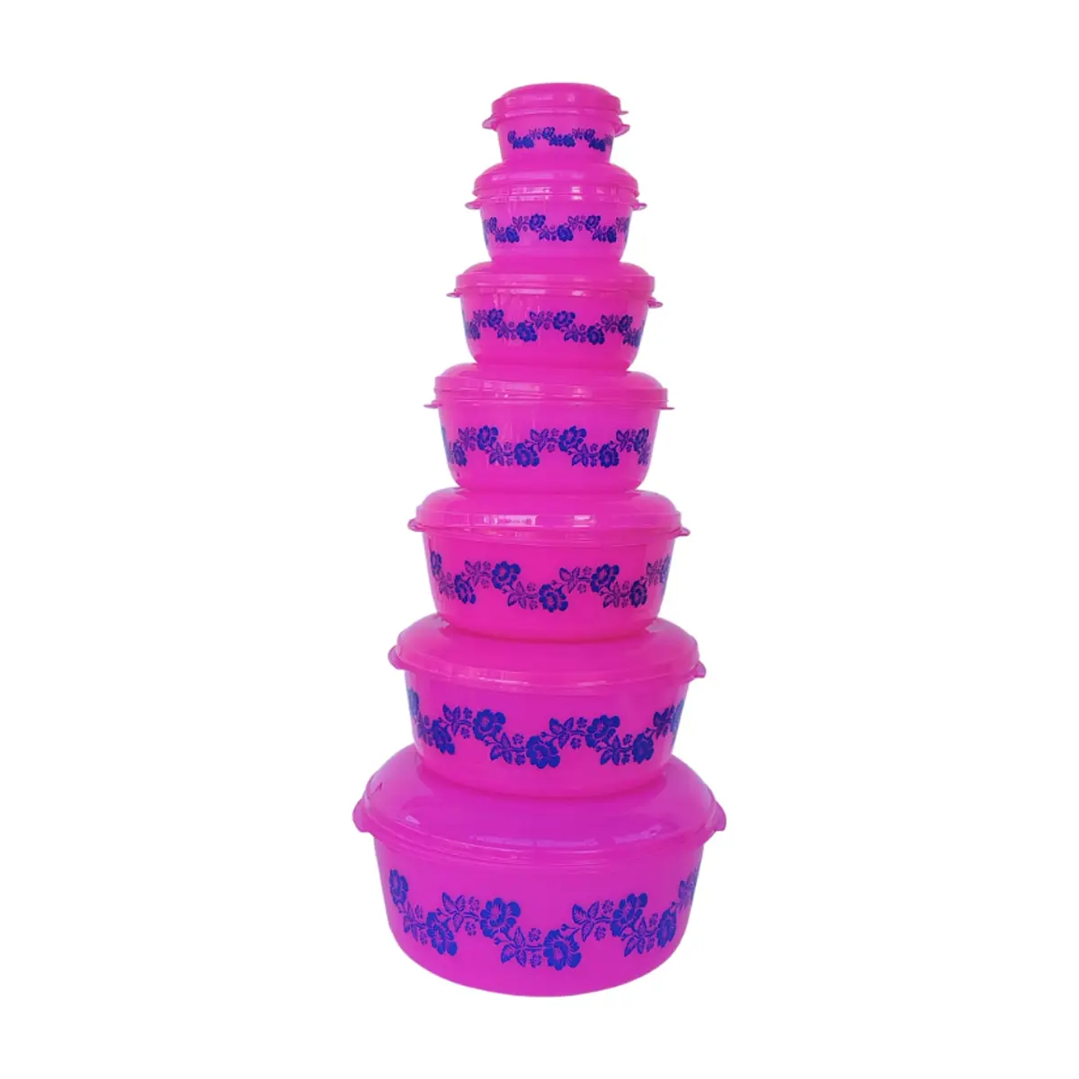 Set de 7 pozuelos con tapa Lotus