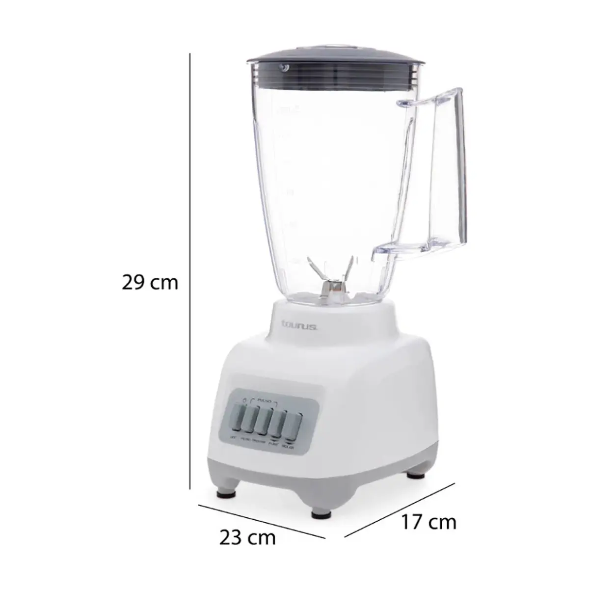 Licuadora blanca 350 W Taurus Brilliance - Thumbnail 3