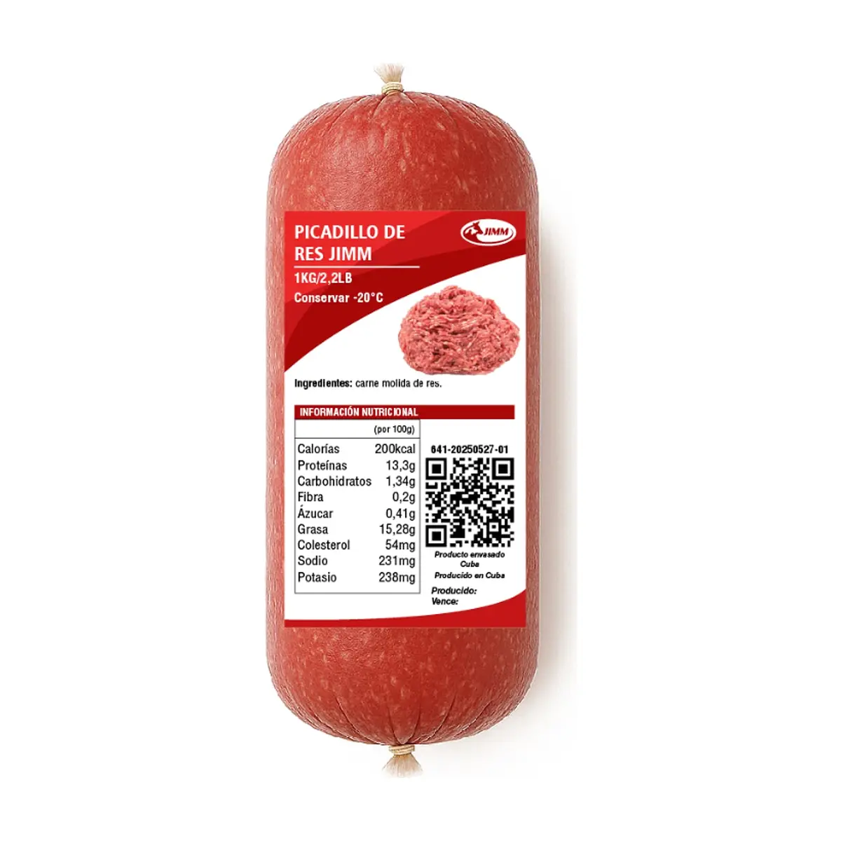 Picadillo de carne de res Jimm (1.0 kg / 2.2 lb) - Miniatura 1