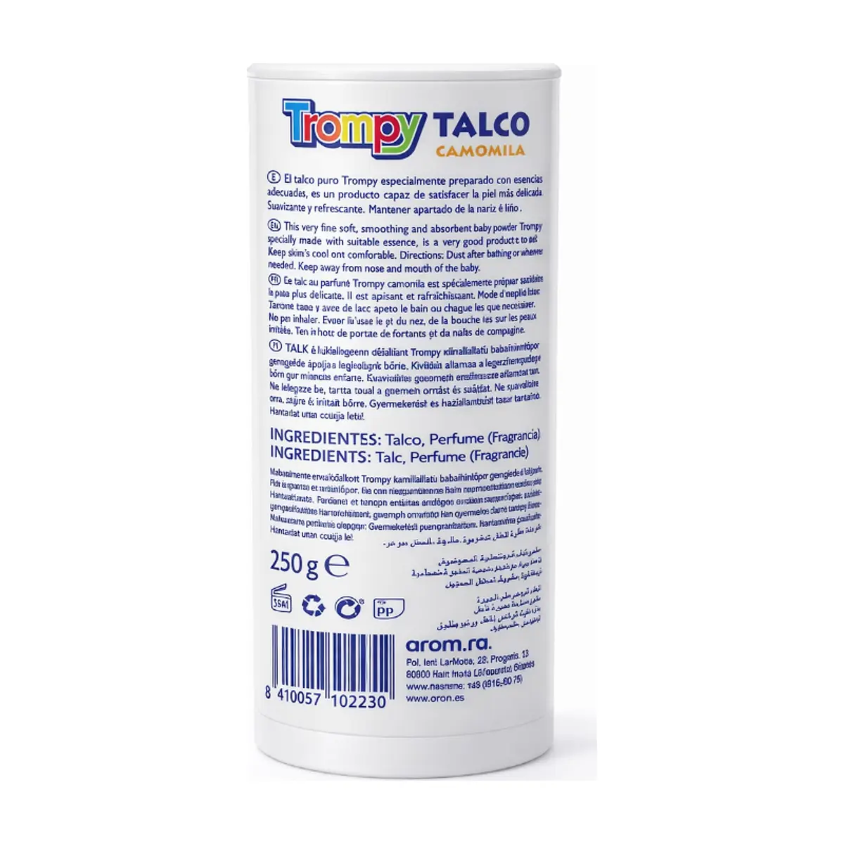 Talco Camomila Trompy (250 g / 8.82 oz) - Thumbnail 3