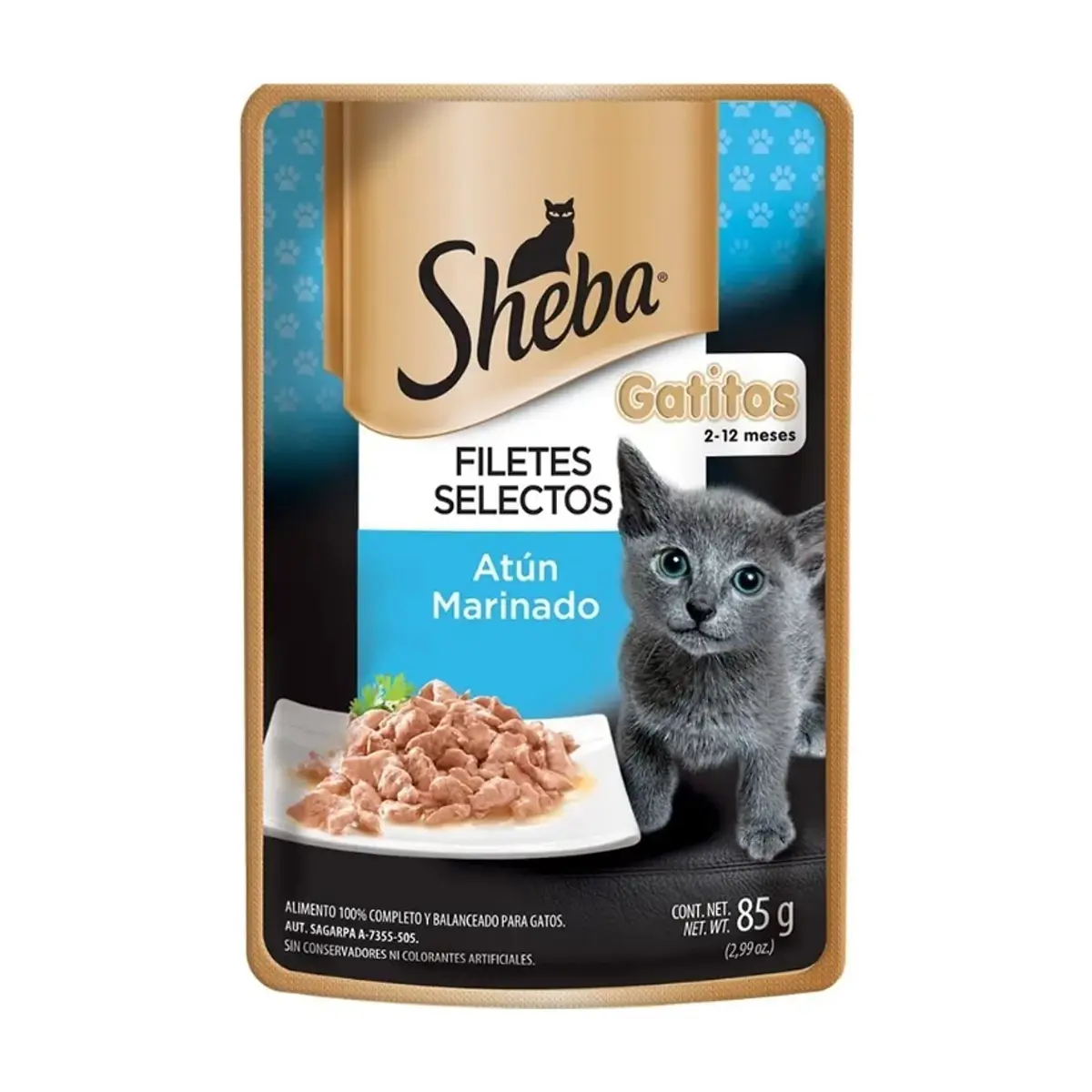 Comida para gaticos con atún marinado Sheba (85 g / 2.99 oz) - Miniatura 1