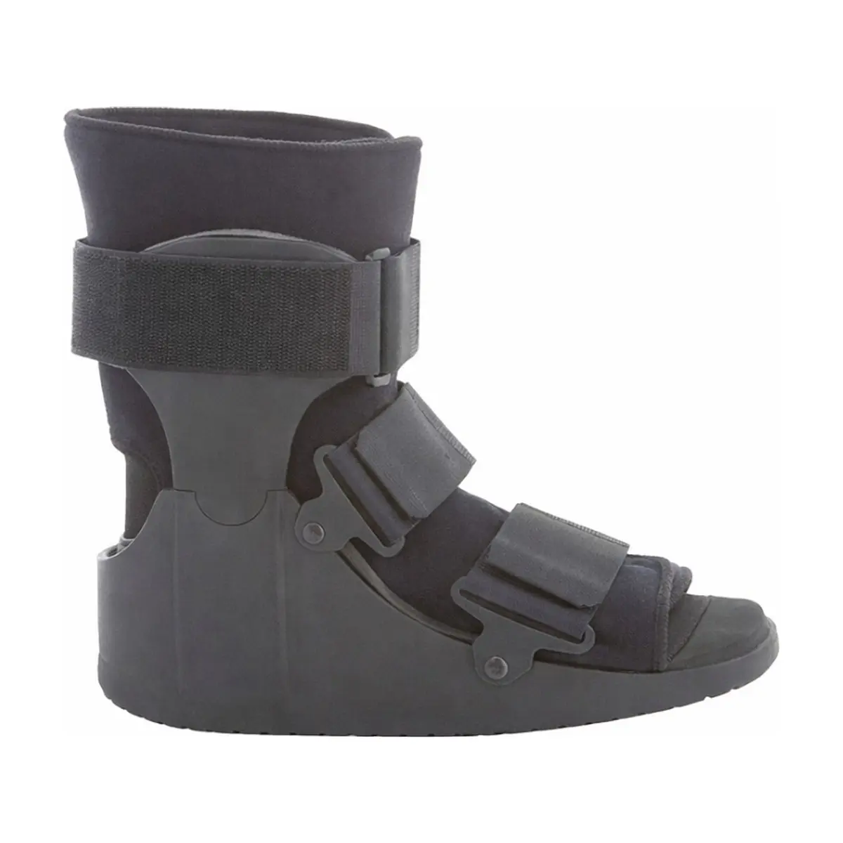 Bota ortopédica corta negra de lujo Medline (Talla: L) - Thumbnail 2