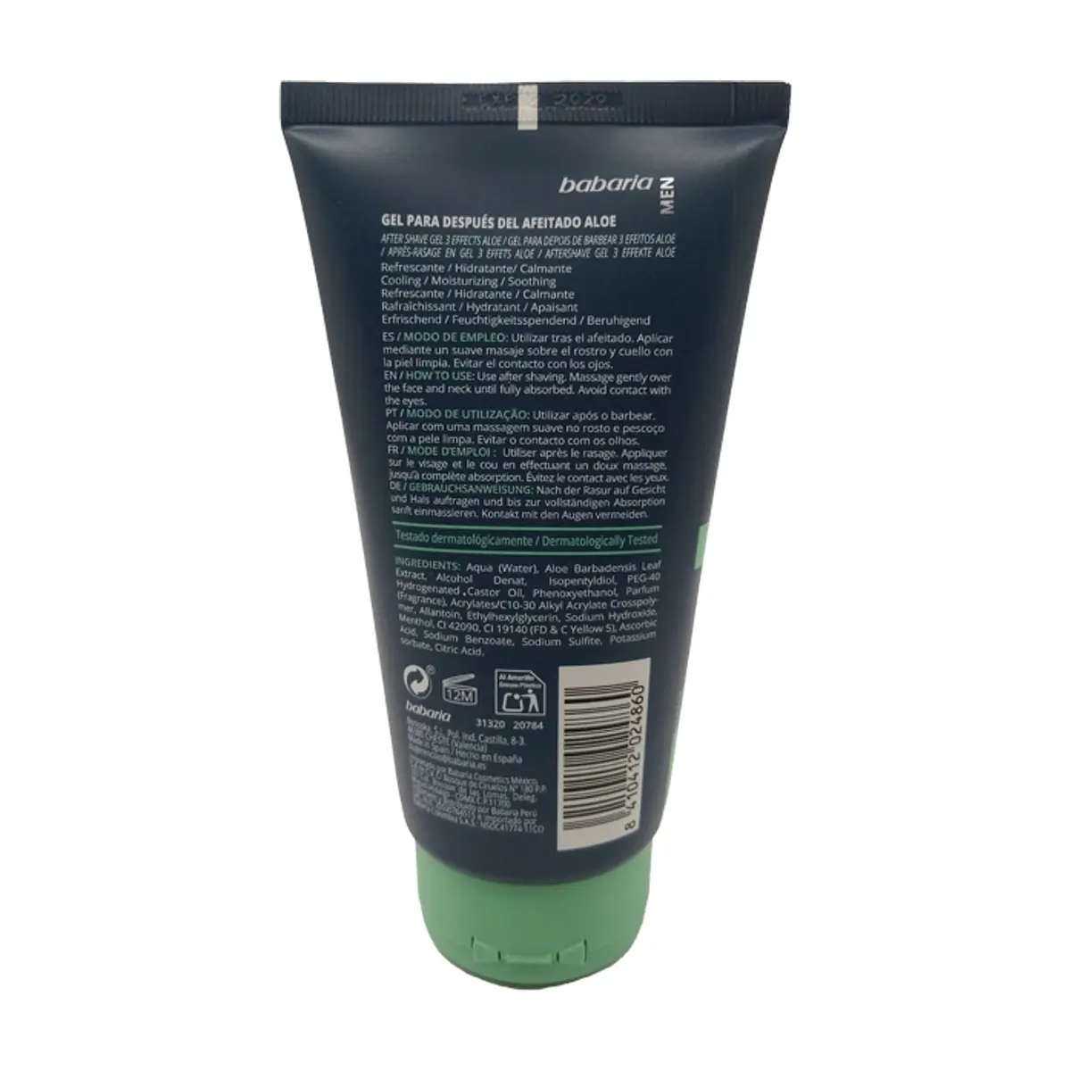 Gel con aloe para después del afeitado Babaria (150 ml) - Thumbnail 2