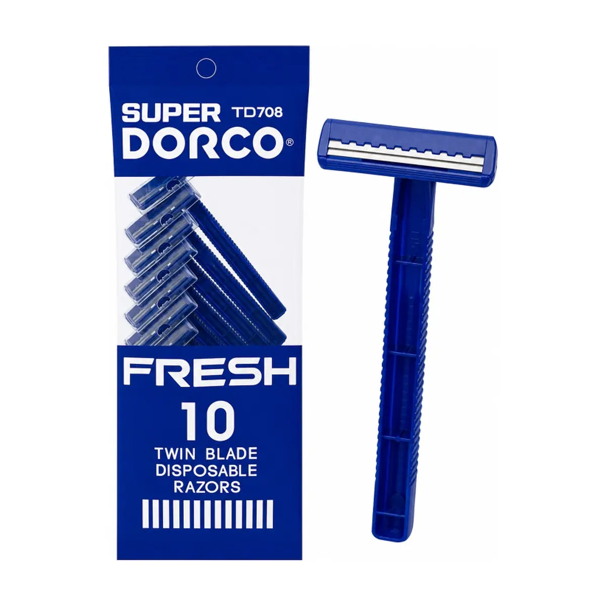 Máquinas de afeitar de doble navaja para hombre Dorco TD708 (10 U)