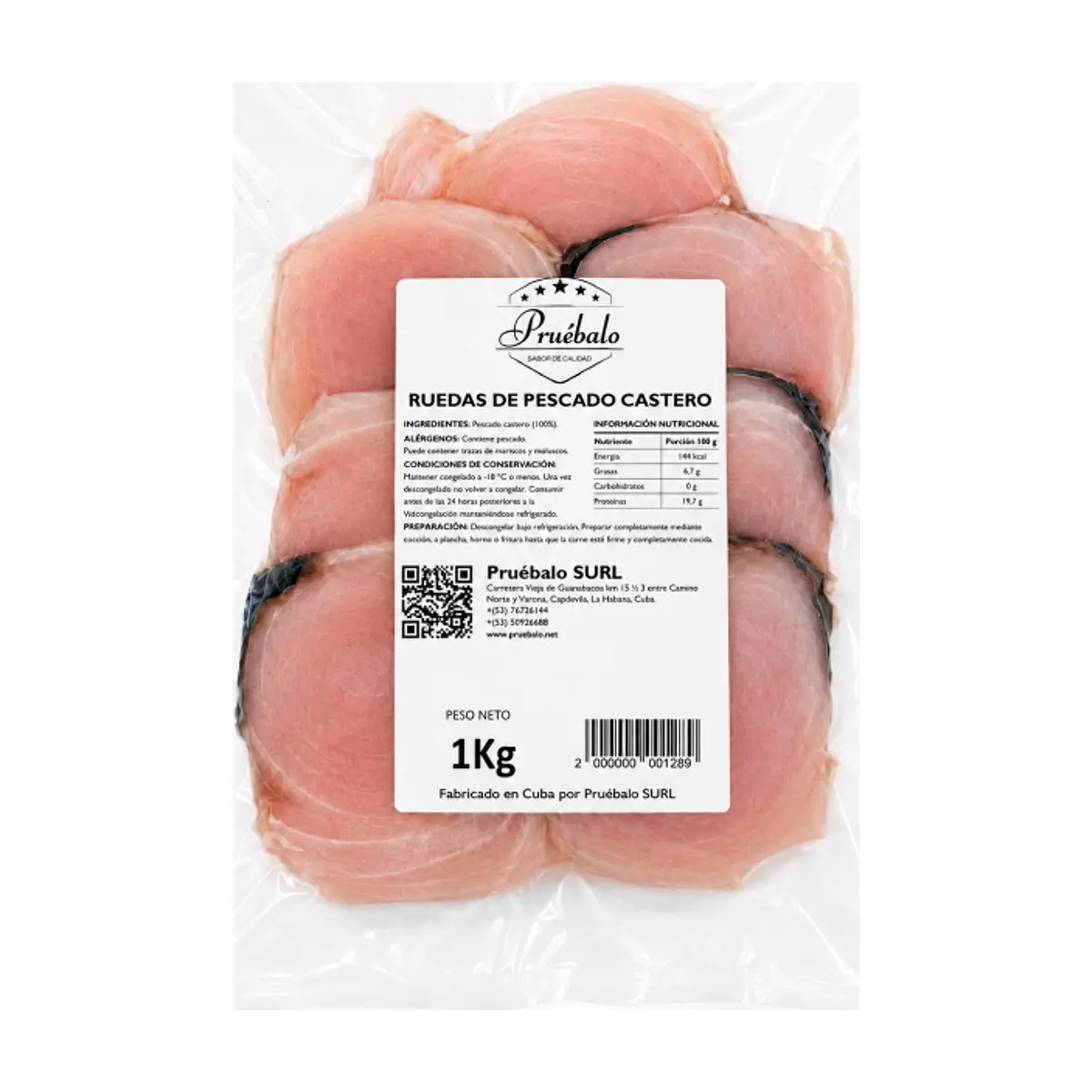 Ruedas de pescado Castero (1 kg / 2.2 lb)