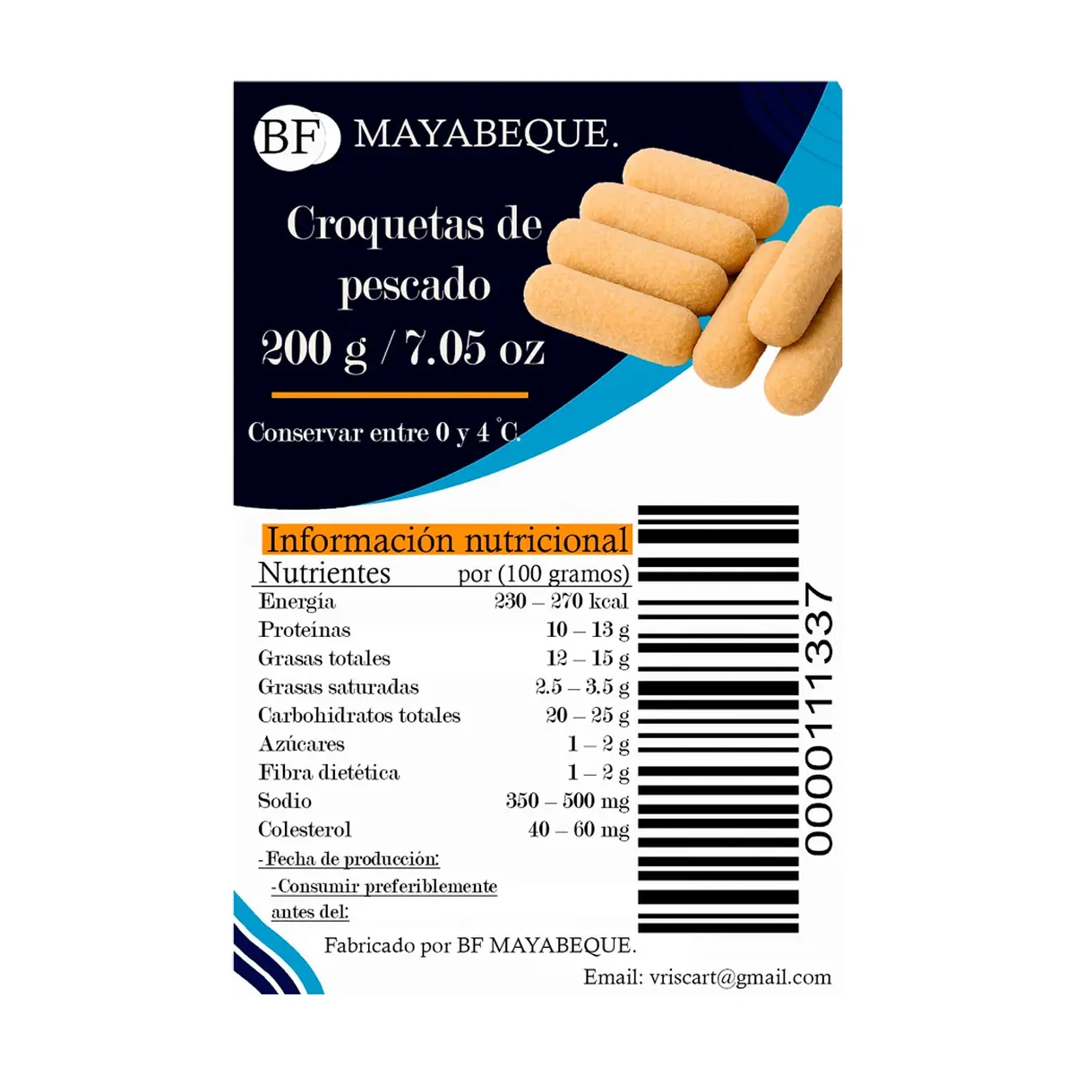 Croquetas de pescado BF Mayabeque (200 g / 7.05 oz) - Thumbnail 5