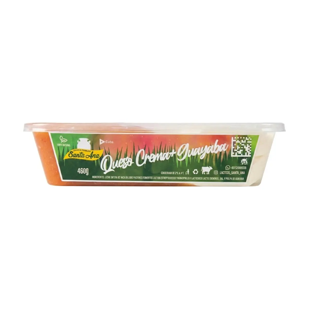 Queso crema + guayaba Santa Ana (460 g / 1.01 lb)