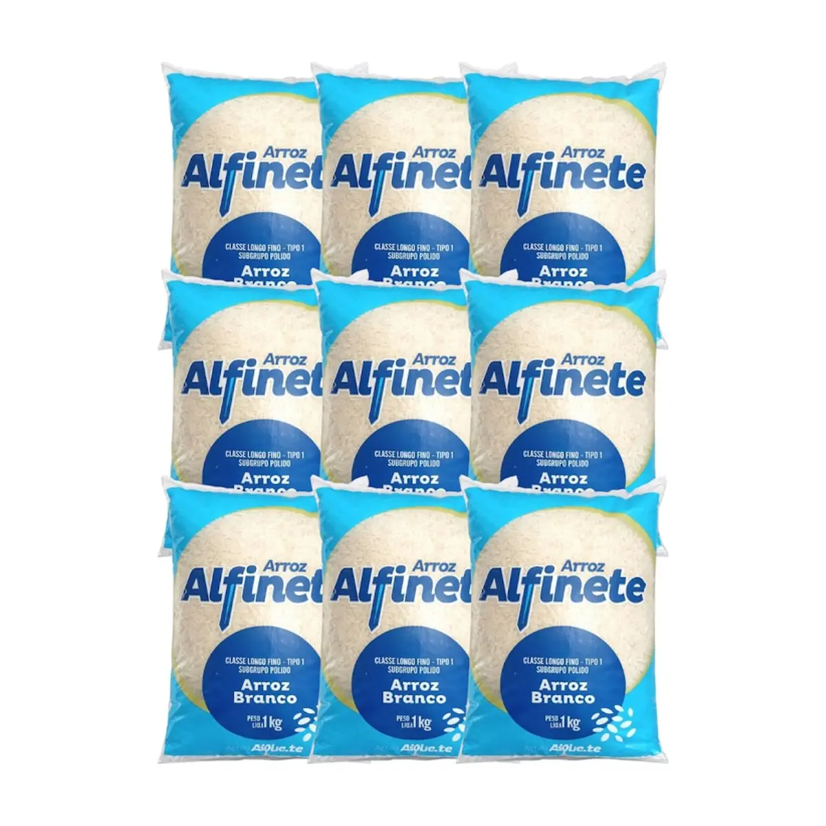 Arroz blanco Alfinete (9 x 1 kg / 2.2 lb) - Miniatura 1