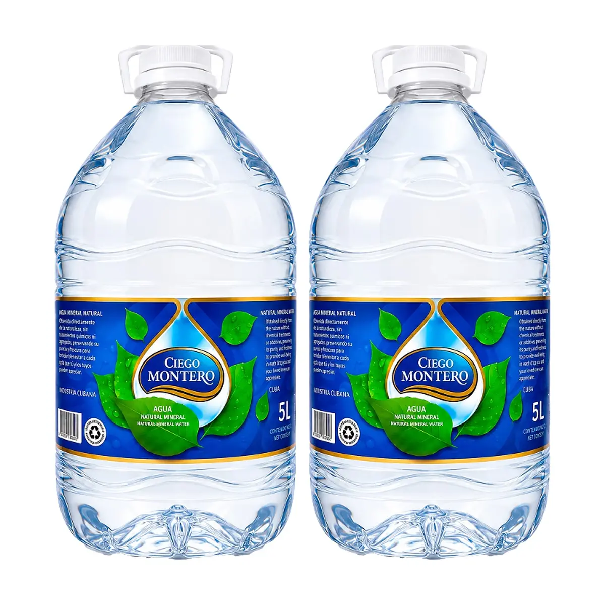 Agua mineral natural Ciego Montero (2 x 5000 ml)